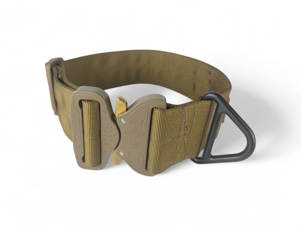 Flex-Halsband in Coyote Brown mit Cobra-Schnalle